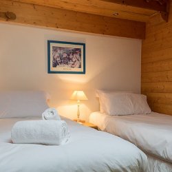 One of the Twin Bedrooms in Apartment Jardin d'Eden in Meribel