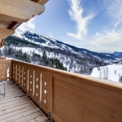 An Apartment balcony in Residence L'Hevana Meribel