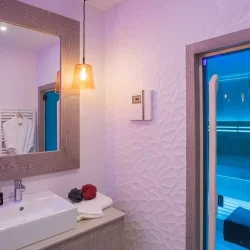 A Sauna in one of the apartments of Residence L'Hevana Meribel