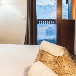 The Double bedroom in Chalet Libra in Val Thorens