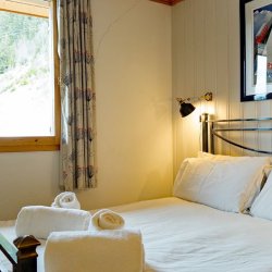 One of the Double bedrooms in Apartment Grand in Meribel Centre