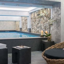 The Swimming pool at Hotel La Chaudanne Meribel