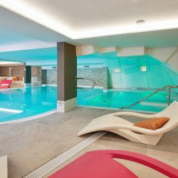 The indoor Swimming pool in Residence L'Hevana Meribel