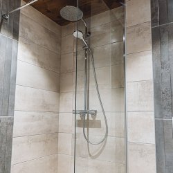 A Shower room in Chalet Germaine Mottaret