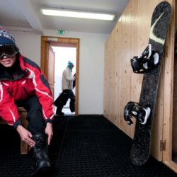 The Ski Room at Chalet Sabot Val Thorens