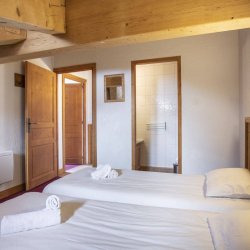 Twin bedroom in Chalet des Neiges Plein Sud Val Thorens
