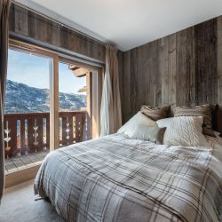 One of the bedrooms in Apartment Aspen Park 52 Meribel