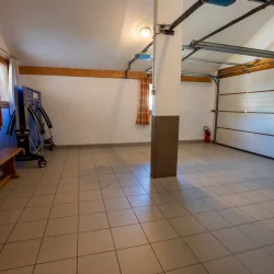 The Garage in Chalet Serpolet wiht space for 2 cars Meribel Centre