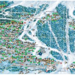 The location of Chalet Virage in Meribel Centre