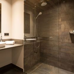 A Shower Room in Chalet Caro Meribel