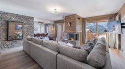 The Spacious Living area in Apartment Parc Alpin 302 Meribel