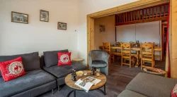 The Living area in Catered Chalet Pierre Meribel Mottaret The Living area in Catered Chalet Pierre Meribel Mottaret